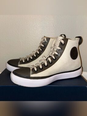 Converse High Top Sneakers Cream and Black